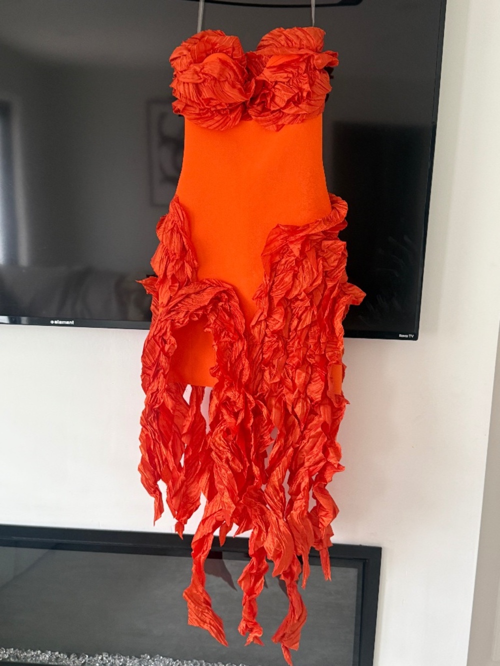 Modern Ruffle Dress Size SMALL